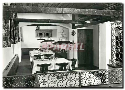 Restaurante de Speise, Albana, St. Moritz — interior — Foto & Verlag H. Platner, St. Moritz