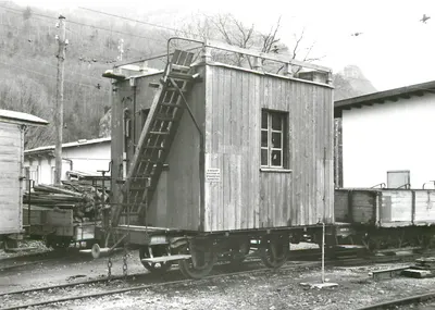 Wagon serwisowy na stocznia w Stansstad — Foto J.-L. Rochaix — 174.4