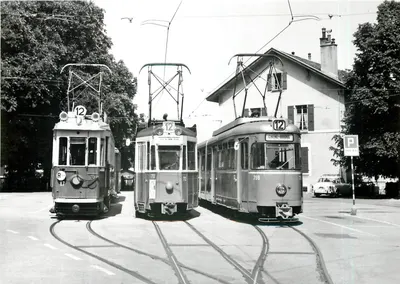 Châne-Bourg — Tramwaje AGMT — BVA, Aloys Fauquez, 1018 Lausanne