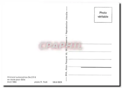 Hirsland — Automatyczny tramwaj Be 2/3 9 w drodze do Bazyli — fot. R. Todt — Rewers
