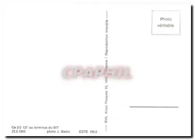Tramway n°127 — linha 5 — terminal do BIT — Lausanne — Verso