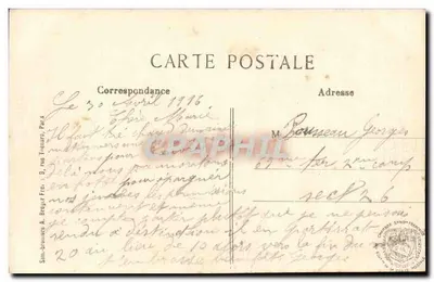 Vic-sur-Aisne — O Ponte do Caminho de Ferro sobre a Aisne — Verso