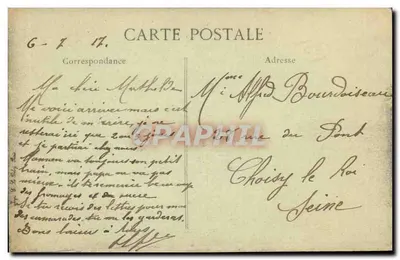 Gannat — Pomnik Delarue w Ogrodzie Publicznym — V.D. n°3029 — Rewers