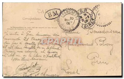 Bourbon-l'Archambault — A Lagoa e o Castelo — P. Gilté, livreiro-editor, Bourbon-l'Archambault — Verso