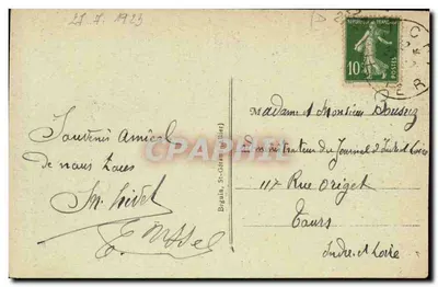 Vichy — Galerias cobertas e Rue Wilson — 354 — Verso