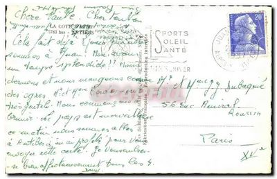 Antibes — Lembrete de Antibes — Éditions Oleil — Verso