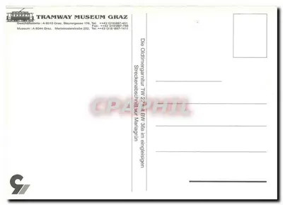 Museu do Trem de Graz — Trem TW 22 com motor BW 36a — editor Museu do Trem de Graz — Verso