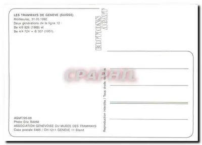 Dwie pokolenia linii 12 — Moillesulaz — Wydawnictwo AGMT — Rewers