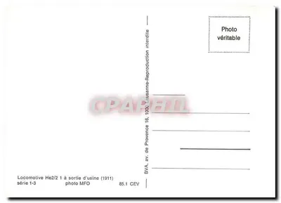 Tramway Blonay-Pléiades — Tramway n°1 — BVA, av. de Provence, Lausanne — Verso
