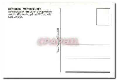 Tram RET 1355 — stary tramwaj holandzki — n° 1506 — Rewers