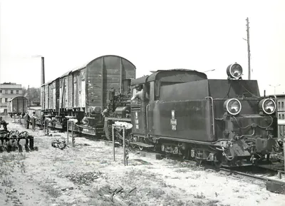 Ensaios durante a entrega dos «trucks» em Stargard — Foto J-L. Rochaix — BVA, av. de Provence 16, 1000 Lausanne — 528.12 PKP