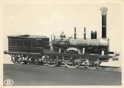 Locomotiva « Le Belge » — modelo reduzido — Editor Thill, Bruxelas, n° 89