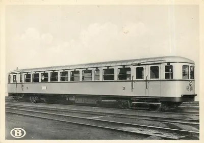 Trem motor 2ª e 3ª classe — Sociedade Nacional dos Caminhos de Ferro Belgas — n° de série 65201