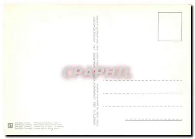 Bruxelas metrô — Estação Delta — Ministério das Comunicações — Verso