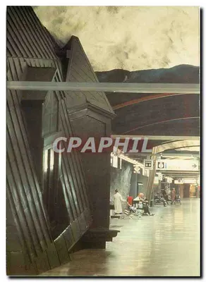 Estocolmo - Sundbybergs Centrum — Estação de metrô — Decoração artística Lars Kleen
