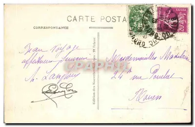 St-Brieuc (C.-du-N.) — Katedra i Urząd Miasta — Wydawnictwo Nowych Galerii, St-Brieuc — Rewers