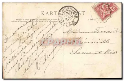 Północny brzeg Punktu Raz (Region Audierne) — Kolekcja Villard, Quimper — nr 150 — Rewers