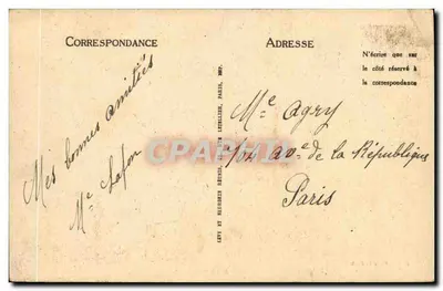Carantec — Perspectiva da Praia do Kélénn — E. D. Yves Créack, n° 117 — Verso