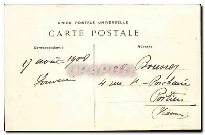 Presqu'île de Crozon — O Castelo de Dinan — Coleção Villard, Quimper — Verso