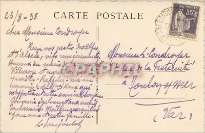 Vallon — O pont do Arco — A Ardèche pitoresca — n° 67 — Verso