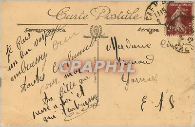 Caen — Le Théâtre — LL. — Éditeur LL. — N° 120 — Verso