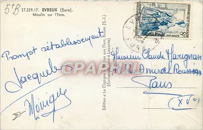 Cygula — Młyn na Itonie — Wydanie « La Cigogne » — Rewers