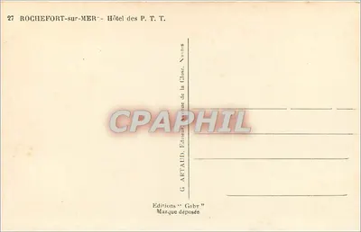 Rochefort-sur-Mer — Hotel PTT — Wydawnictwo Gaby — Rewers