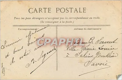 Trouville - Op de strand. — Uitgever: Aqua-Photo L.V. & Cie, n°4 — Achterkant
