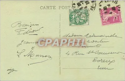Rouen — Pałac Sądu, ulica Żydów — Pignon i Schody — wydawca Pignon i Schody, nr 273 — Rewers