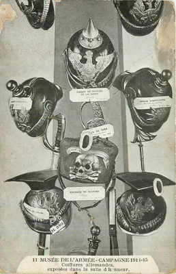 Cabeleiras alemãs — Campanha 1914-15 — Museu do Exército