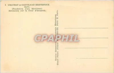 Castelo de Castelnau-Bretenoux — Lot — Fundação Jean Moullérat — Verso