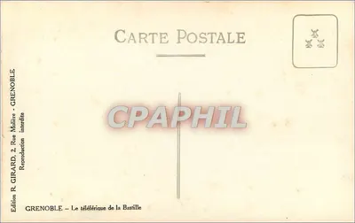 Grenoble — Der Bastille-Bergbahn — Édition R. Girard — Rückseite