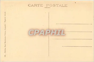 Les GRANDS GOULETS — O Ponte e os Túneis da Vernaison (alt 670 m) — Édition Marf Martinotto Frères — Verso