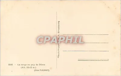 पुय डे डोम के बर्फ — ऊंचाई 1465 मीटर — (छायाचित्र PLAZANET) — पीछे