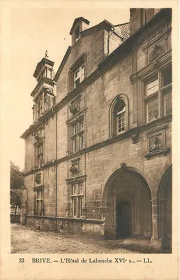 Brive — O Hotel de Labenche Século XVI — LL.