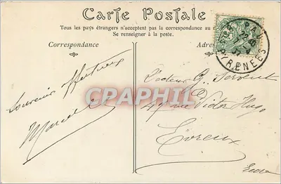 Henri IV fazendo adeus a Gabrielle — Capitaineria de Handre — edição não identificada — Verso