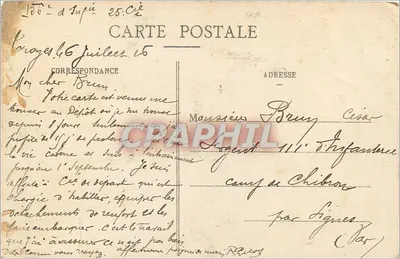 Troyes - Panorama Leste (Vista tirada da Madeleine) — Yisé Nancy A. 325 — Verso