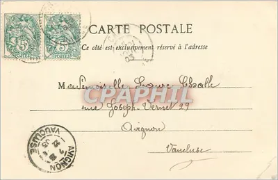 Crest (Drôme) — Montée des Cordeliers — wydawca nieznany, numer seryjny nie widoczny — Rewers