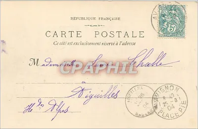 Avignon — Brzegi Rony — fototyp. E. Lacour — Marseille 136 — Rewers