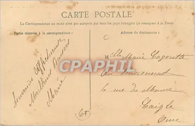 Alençon — Widok z Sarthe — Wydawca, Duży Bazar Nowych Galerii — Rewers