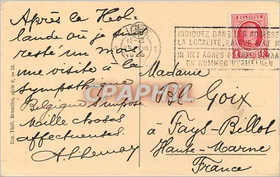 Liège - Igreja de São Jacó — Editor Ein. Thilly, série 8, n° 38 — Verso