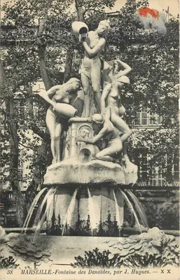 Marselha - Fonte das Danaides, por J. Hugues — n° 38
