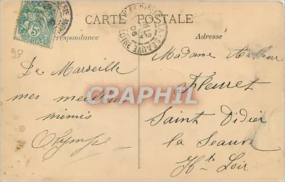 Marseille. - Basílica de Nossa Senhora da Guarda — L.P.M. — Verso