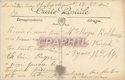 Marselha — Fontaine Estrangin — LL. n°220 — Verso