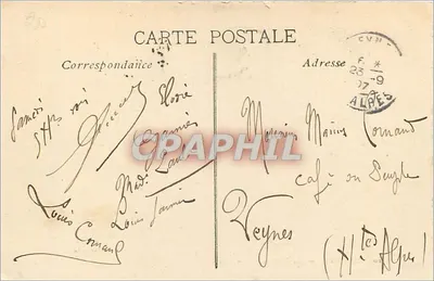 Zamek If w Marsylu — wydawca EL. — Rewers