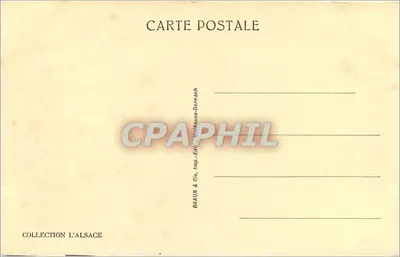 Ribeauvillé — Casa Koerper-Schmid — editor Braun & Cie, Darmach — Verso