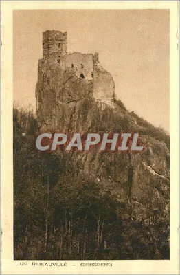Ribeauvillé — Giersberg — Ruínas do castelo sobre falésia
