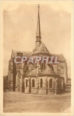 A abside da igreja Saint-Sauveur — Le Petit Andely — Lévy e Neudhen, Paris