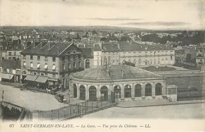 Saint-Germain-en-Laye — A Estação — Vista tirada do Castelo — LL. — N° 67