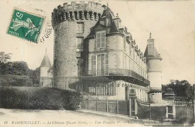 Rambouillet — O Castelo (fachada Norte), Torre Francisco I
